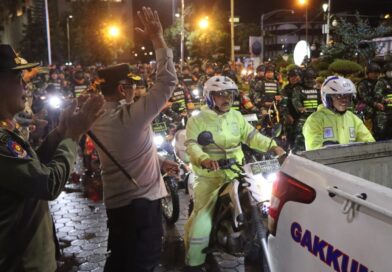 Patroli Skala Besar Gabungan TNI-Polri Sukses Amankan Malam Tahun Baru Imlek di Medan