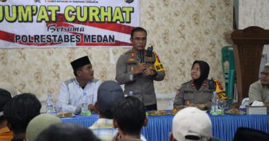 Polrestabes Medan Jumat Curhat dengan Warga