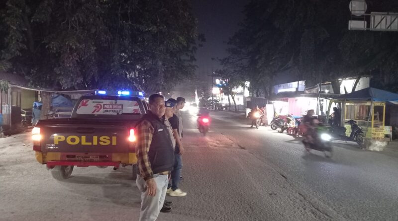 Jaga Keamanan Malam Minggu, Polres Tanjung Balai Gelar Patroli Skala Besar