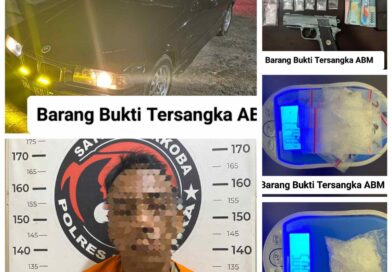 Polres Batu Bara Tangkap Pengedar Narkoba di Tanjung Gading, Sabu 16,4 Gram dan Airsoft Gun Disita