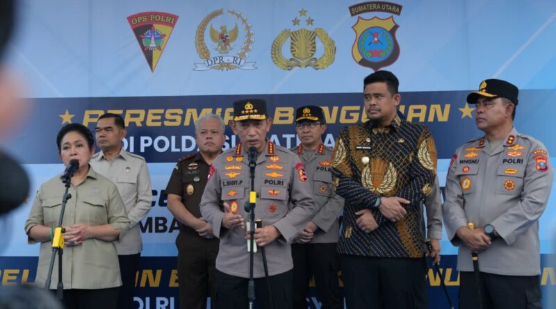 Kapolres Tanjungbalai Hadiri Kunjungan Kerja Kapolri di Mapolda Sumut