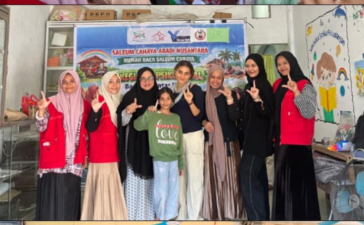 Pulihkan Trauma Banjir Melalui Arsitektur, Relawan Prancis-Kolombia Ajak Anak Idi Rayeuk Bangkit