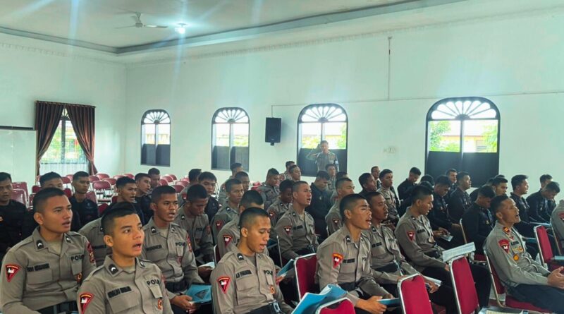 Bangun Kekuatan Spiritual, Satuan Brimob Polda Sumut Mantapkan Mental dan Iman Personel Lewat Binrohtal