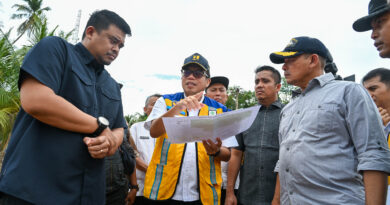 Bobby Nasution Tinjau Sungai Tukka, Pemerintah Siapkan Tanggul dan Sabo Dam Kendalikan Banjir