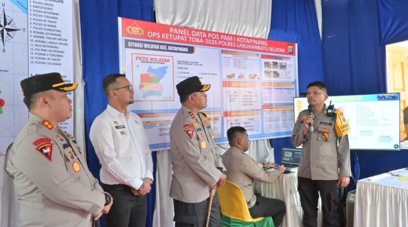 Kapolda Sumut Cek Arus Mudik di Labusel, Pantauan Real Time Andalkan Google Maps dan CCTV