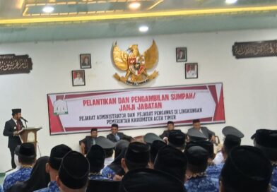 Bupati Iskandar Usman Al-Farlaky Lantik 145 Pejabat, Soroti Fasilitas Gedung yang Memprihatinkan