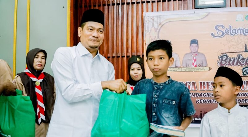 Pramuka Aceh Timur Gelar Buka Puasa Bersama dan Santunan Anak Yatim