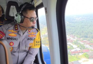 Pastikan Jalur Aman dan Lancar, Kapolda Sumut Pantau Arus Mudik Via Patroli Udara