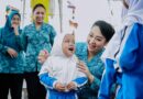 Airin Rico Waas Ajak Siswa PAUD dan TK Belajar Sambil Bermain di KRI Bima Suci