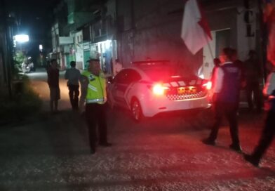 Kawal Pawai Lilin Waisak, Sat Lantas Polres Tanjung Balai Pastikan Arus Lalu Lintas Aman dan Kondusif