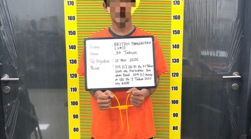Pengedar Sabu Tumbang di Medan Deli