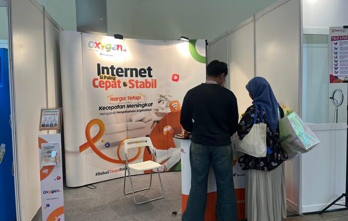 Booth Oxygen.id di Indonesia Women Fest 2026
