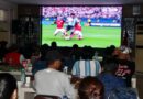 Kapolrestabes Medan Nobar Kick Off Piala Dunia 2026 Bersama Personel dan Masyarakat