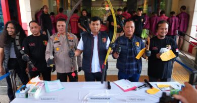 Beraksi Lebih dari 25 TKP, Poldasu Tangkap 7 Anggota Komplotan Begal Geng Motor,