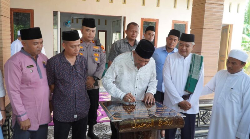 Bupati Syah Afandin: Masjid Harus Jadi Pusat Pembinaan Generasi Muda