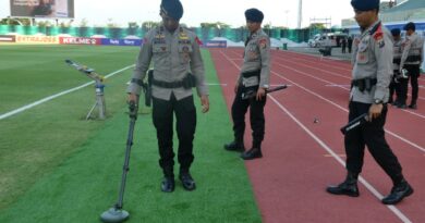 Jelang Laga Filipina Vs Australia ASEAN U-19 Boys’ Championship 2026, Gegana Brimob Polda Sumut Sterilisasi Stadion 