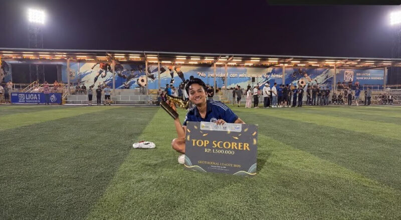 Fajir sebagai Top Scorer Geothermal League 2026, Pekerja BRI Lengkapi Dominasi Gemilang Tim Mini Soccer BRI Region 6