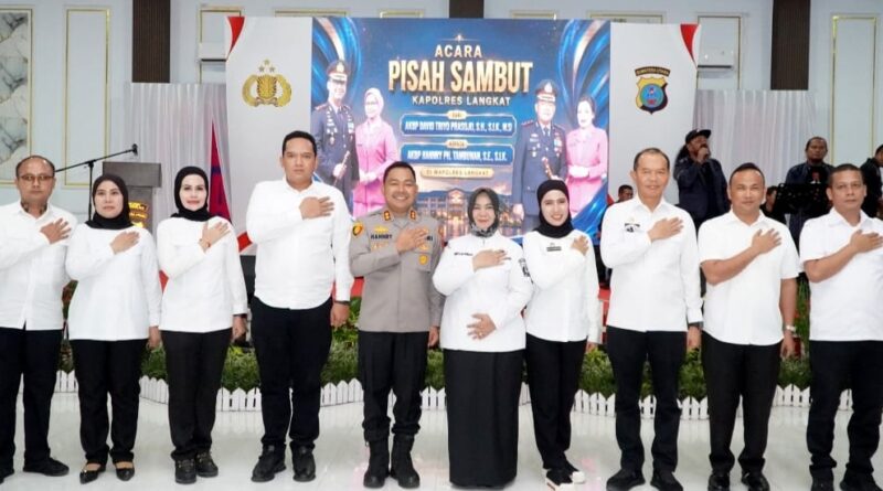 Plt. Bupati Tiorita Perkuat Sinergi Pemkab dan Polres Langkat di Momen Pisah Sambut Kapolres