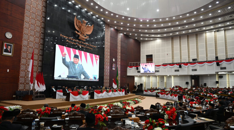 Gubernur Bobby Nasution Saksikan Pidato Kenegaraan Presiden Prabowo, Swasembada Pangan dan Ekonomi Jadi Sorotan