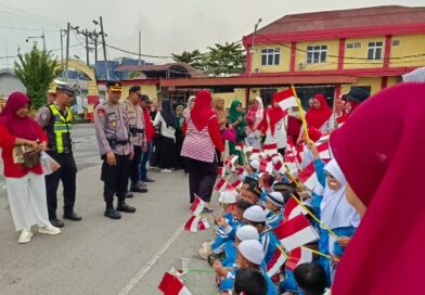 Polantas Karib, Sat Lantas Polres Pelabuhan Belawan Kenalkan Polisi sebagai Sahabat Anak Sejak Usia Dini