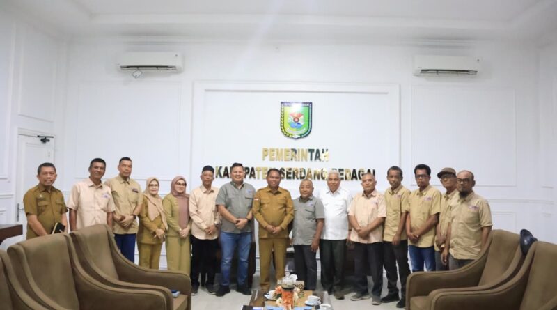 Kedatangan Pengurus SMSI Sergai dan Sumut Disambut Hangat, Bupati Sergai Paparkan Program Asta Cita Presiden Prabowo