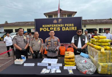 Perangi Narkoba, Polres Dairi Ungkap 33 Kasus dan Sita 70 Kg Ganja