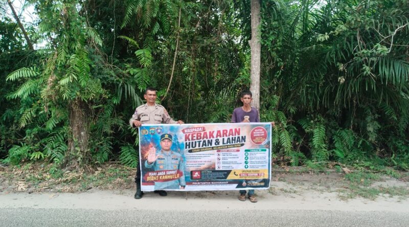 Cegah Karhutla di Musim Kemarau, Sat Binmas Polres Tanjung Balai Imbau Warga Tidak Bakar Lahan Cegah Karhutla di Musim Kemarau, Sat Binmas Polres Tanjung Balai Imbau Warga Tidak Bakar Lahan