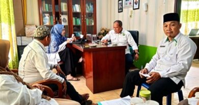 Perkuat Validitas Data Layanan, KUA Pagar Merbau Klarifikasi Data EWS Perkuat Validitas Data Layanan, KUA Pagar Merbau Klarifikasi Data EWS