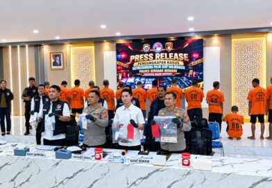 Polres Sergai Ungkap Kasus Narkoba dan Kriminal, 27 Tersangka Diamankan