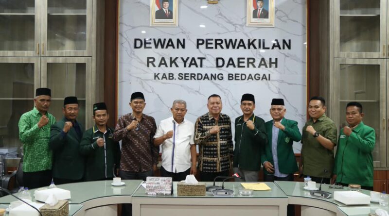 Jelang Pelantikan Pengurus, PD Al Washliyah Sergai Audiensi ke DPRD