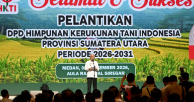 Pemprov Sumut Dorong HKTI Perkuat Peran Petani Dukung Swasembada Pangan