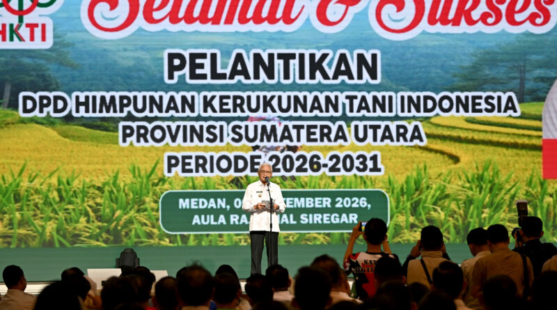 Pemprov Sumut Dorong HKTI Perkuat Peran Petani Dukung Swasembada Pangan