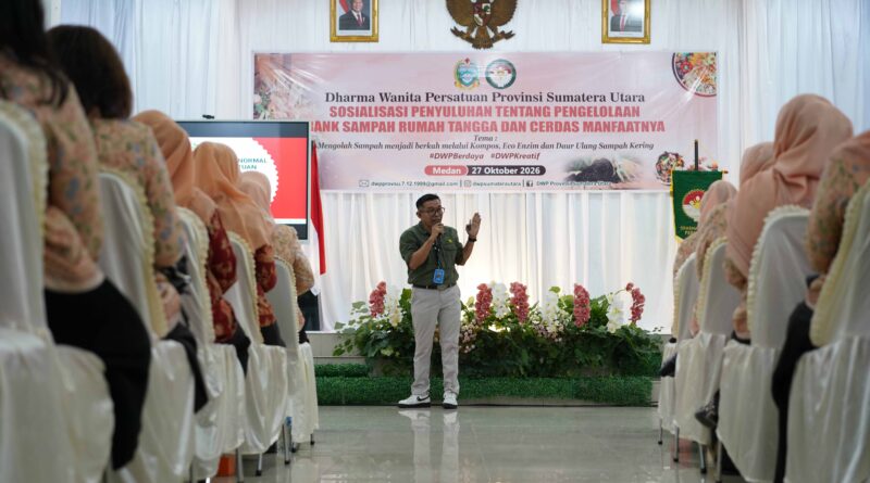 DWP Sumut Ajak Anggota Ubah Sampah Jadi Berkah dan Bernilai Ekonomi DWP Sumut Ajak Anggota Ubah Sampah Jadi Berkah dan Bernilai Ekonomi