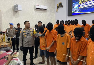 Polres Madina Ungkap 33 Kasus Narkotika Dan Amankan 32 Tersangka