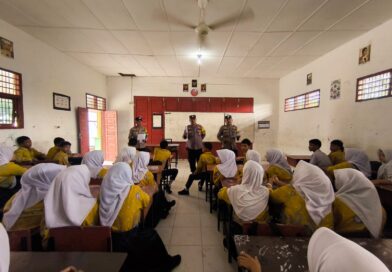 Polsek Teluk Nibung Giat Sosialisasi Penerimaan Siswa SMA Kemala Taruna Bhayangkara di Tiga SMP Tanjungbalai
