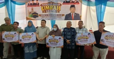 Zulkarnaen S.K.M Beri 7 Hadiah Umrah Gratis untuk Warga Medan